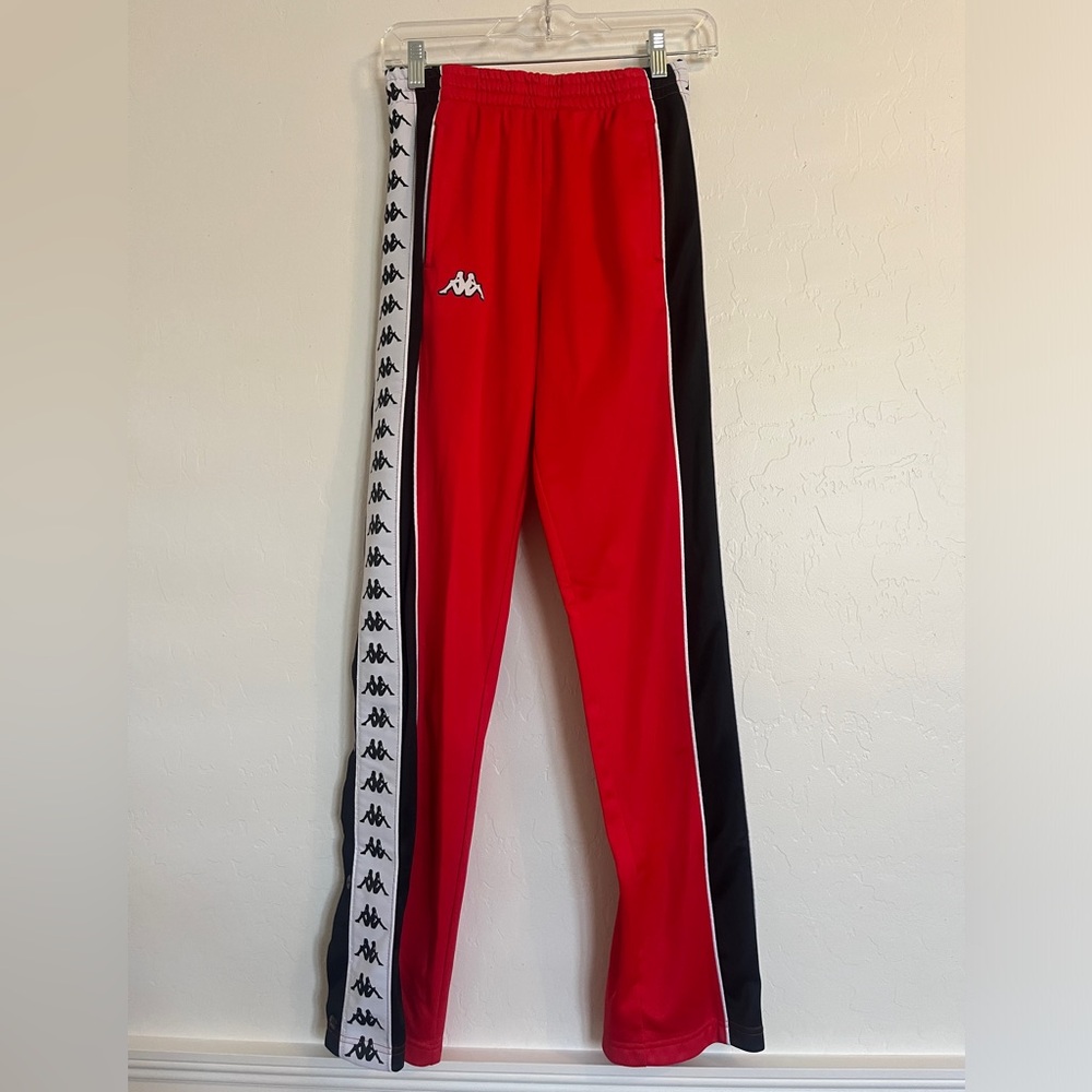 Kappa snap track pants